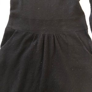 Black sweater dress